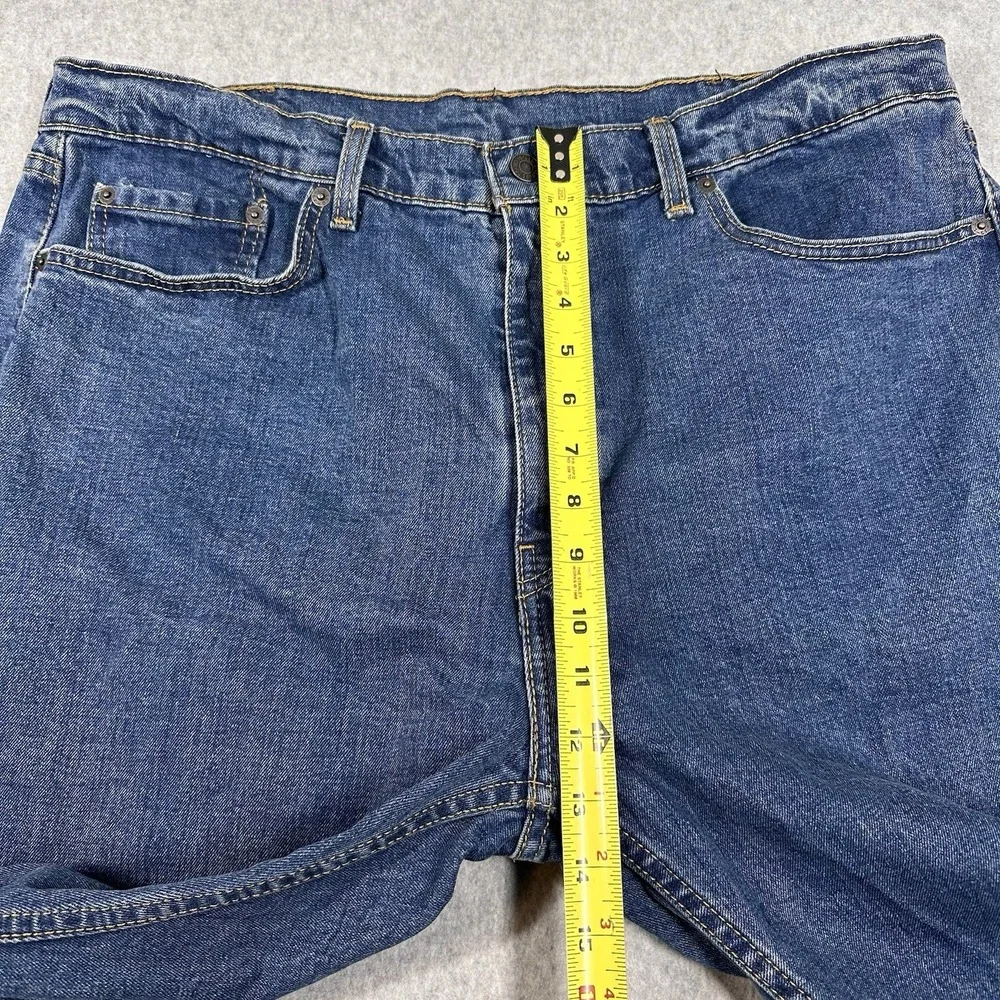 Levi's 505 Denim Jeans Men's 38x30 Straight Fit High Rise Blue Medium Wash
